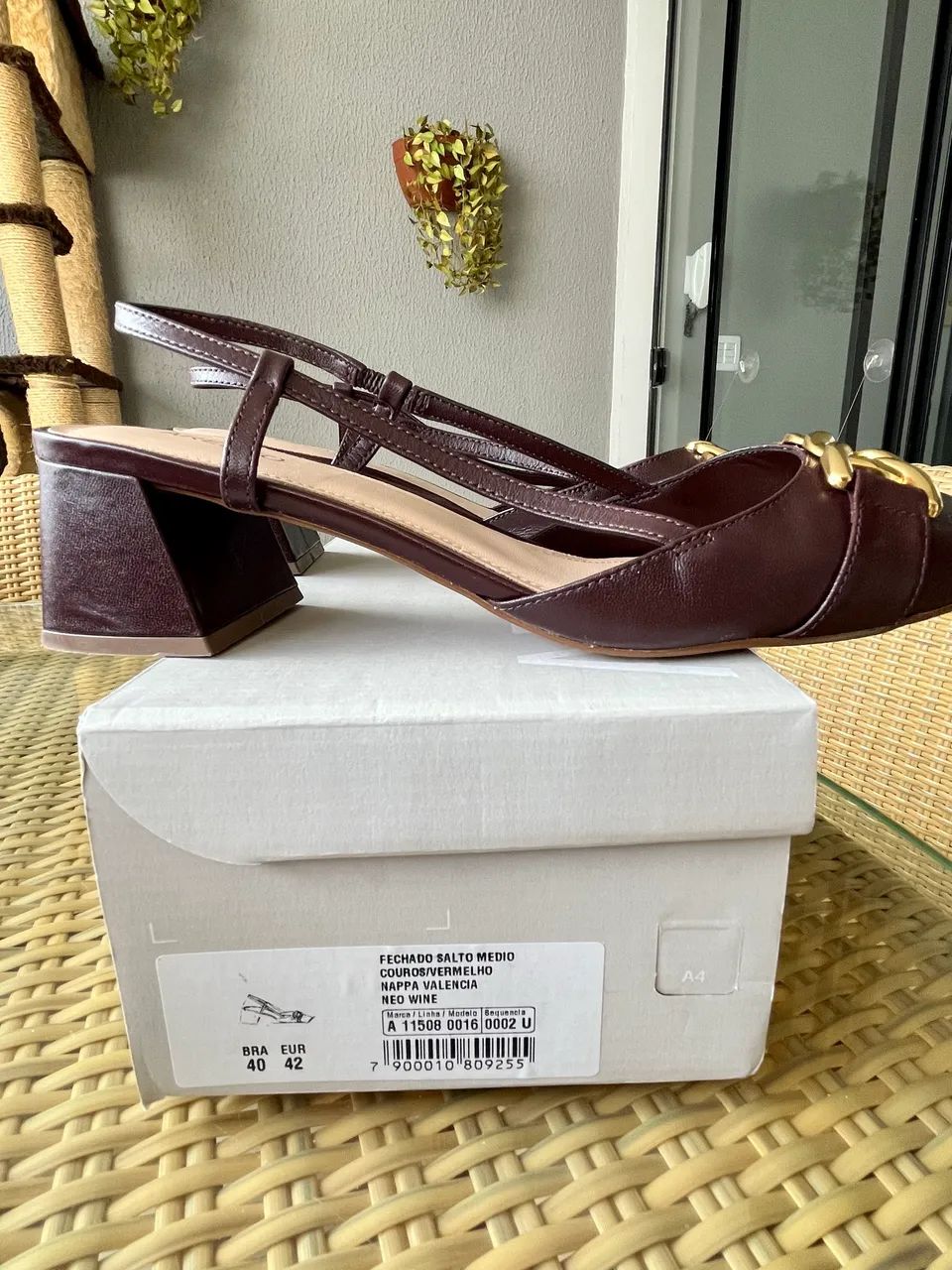 Scarpin Arezzo n° 40 bico quadrado  - Foto 4