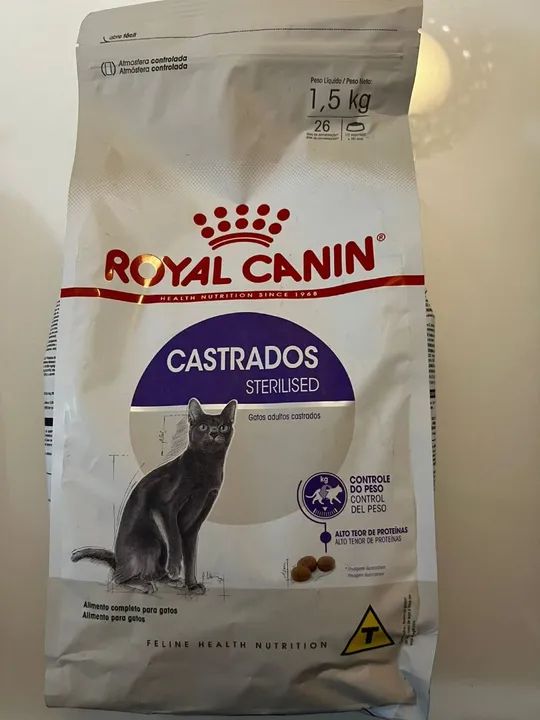 Kit com Ração Royal Canin Sterilised Gatos Castrados<br><br>