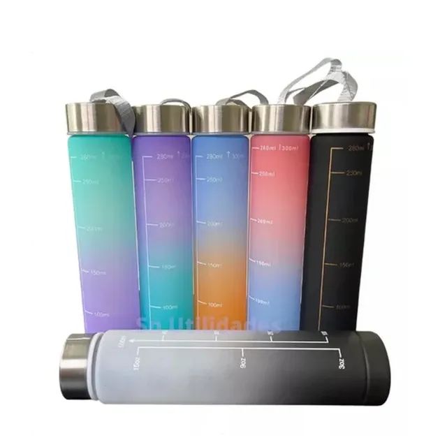 Garrafa Água Squeeze Colorida - 300 Ml