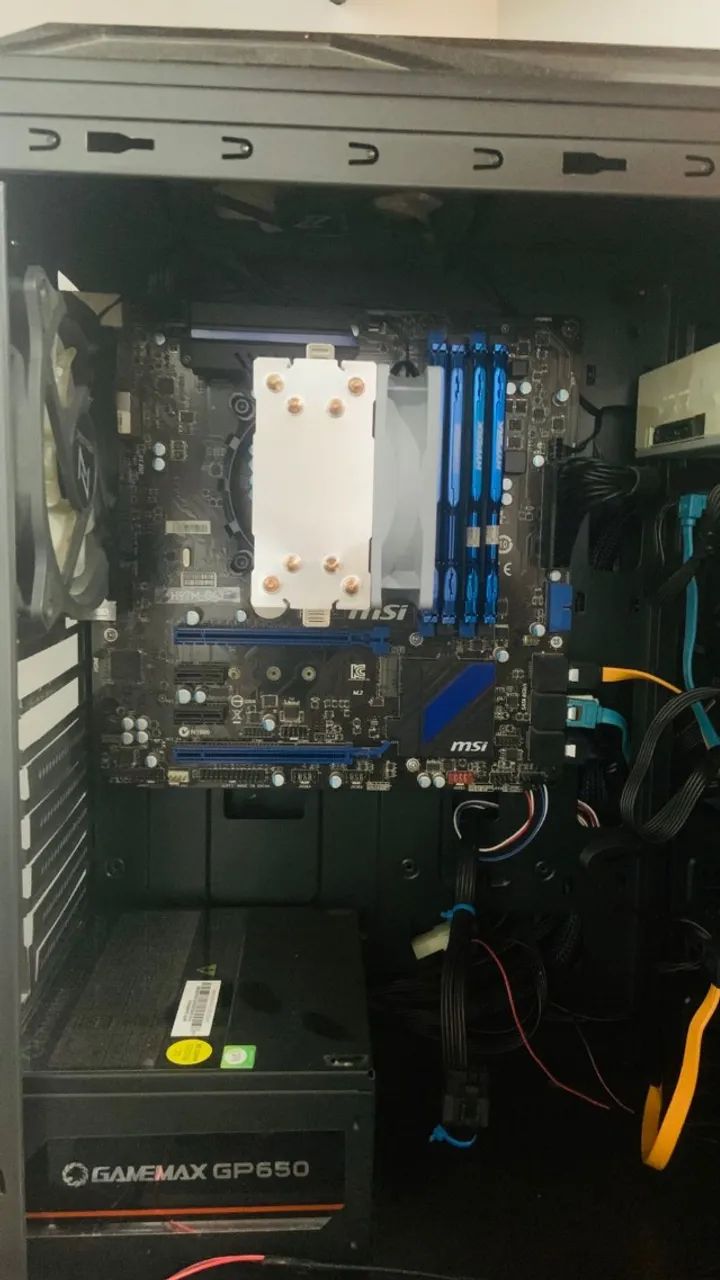 Placa mae, Processador e Memoria ram