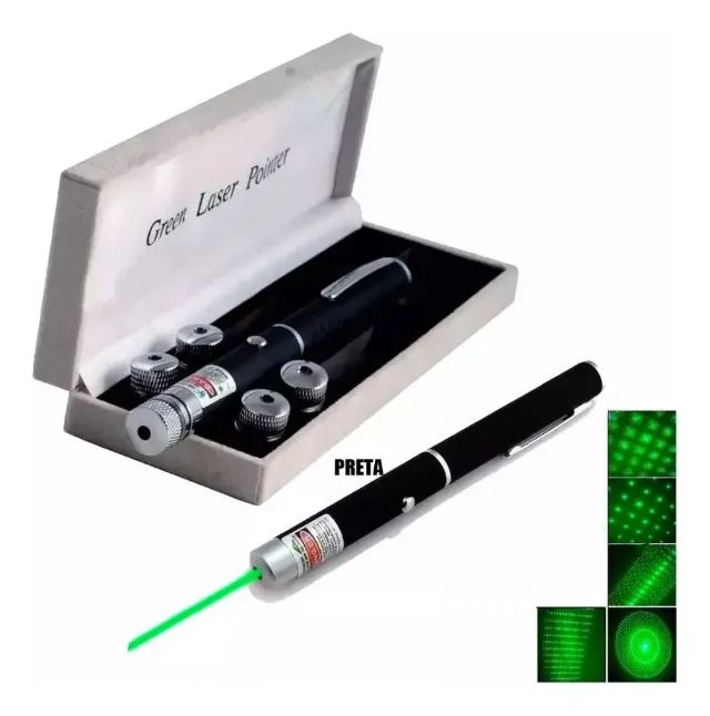 Caneta Laser Pointer Verde Lanterna Potente 5000mw Até 1km - Foto 2