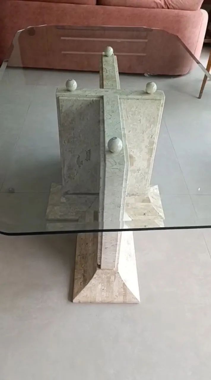 Mesa de vidro 6 lugares  - Foto 3