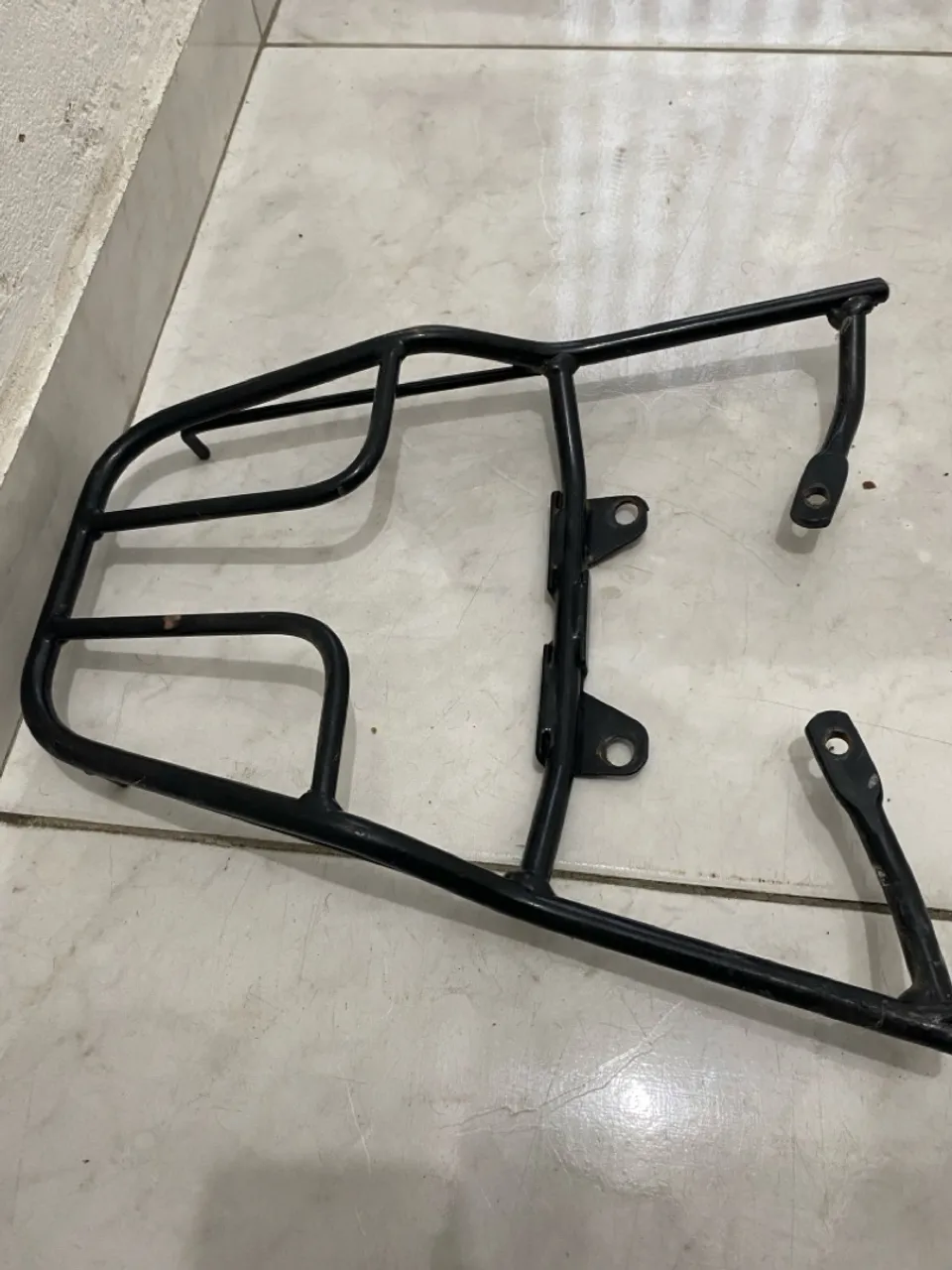 Bagageiro Reforçado para Moto - Preto
