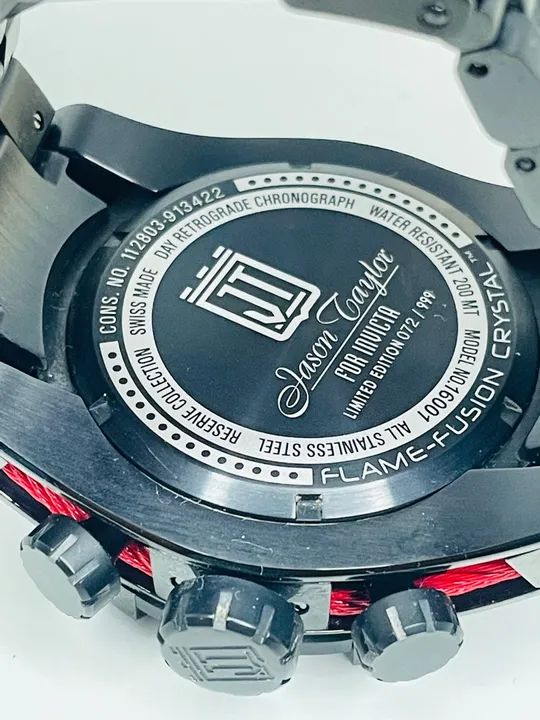 Relógio invicta original preto e vermelho aço - Acessórios - Imbuí