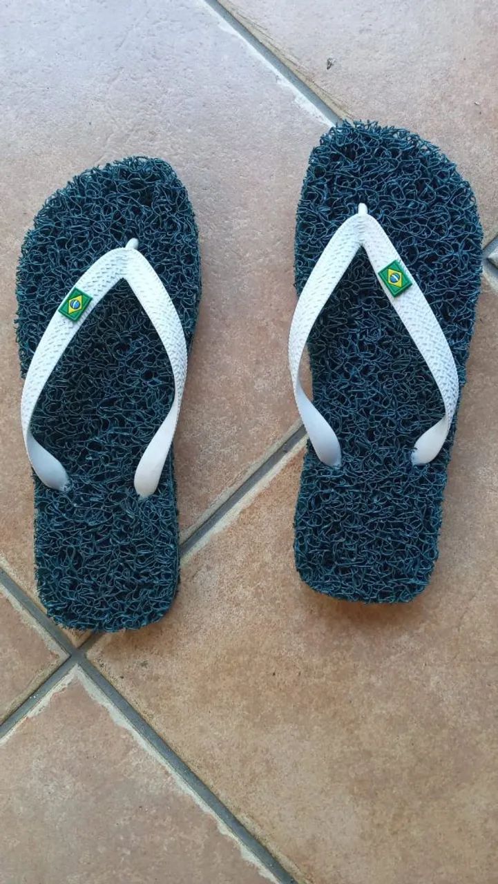 Chinelo Capacho Verde Ande Bem Brasil 