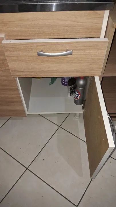 Pia de cozinha em aço inox completa  - Foto 4