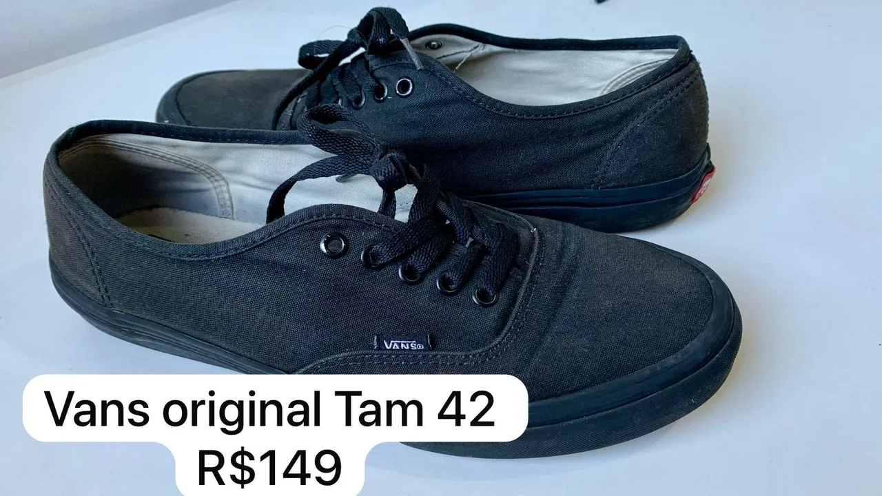 Vans original Tam 42 - Preto