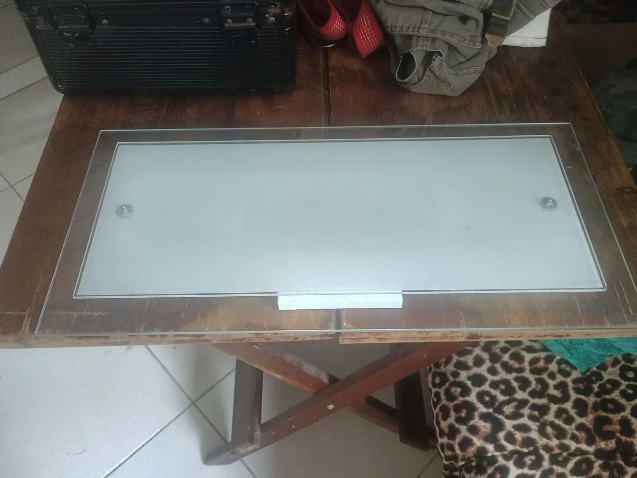 Luminaria Retangular sala cozinha 50 x 25 cm