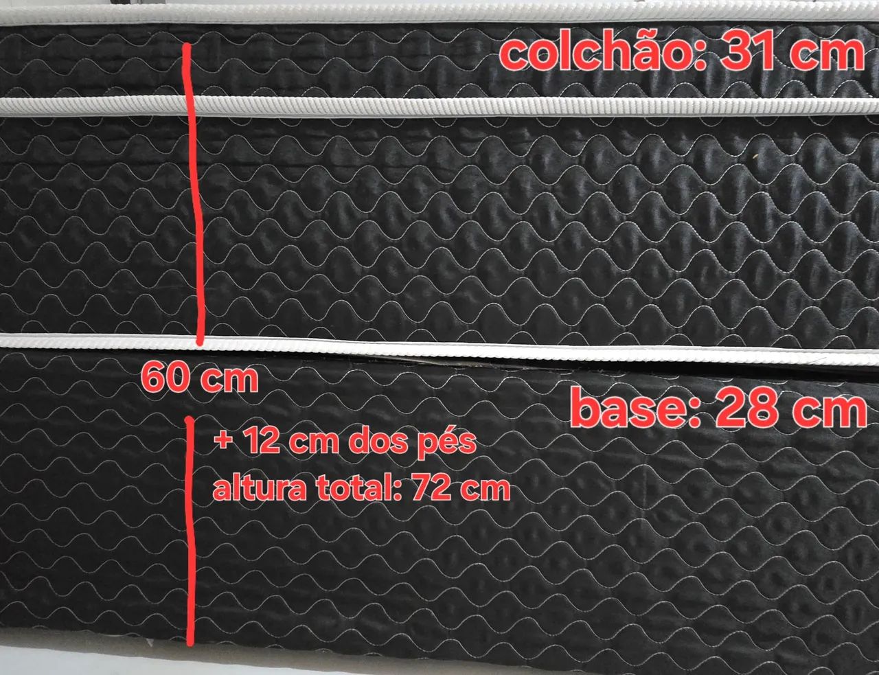 Cama Box Completa - Casal - Foto 3