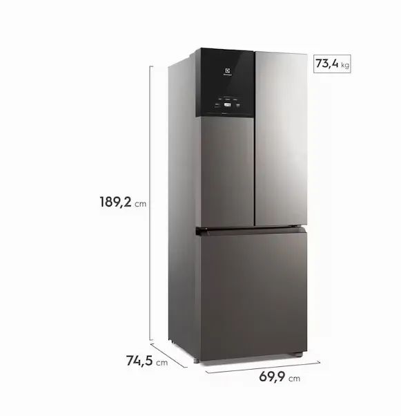 Geladeira Electrolux 3 Portas "Nova" - Foto 5