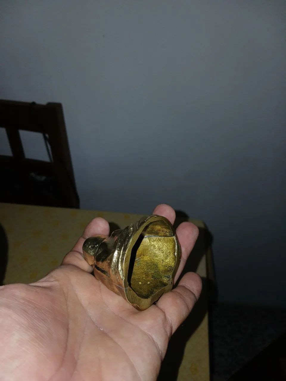 Buda de bronze antigo pequeno  - Foto 3