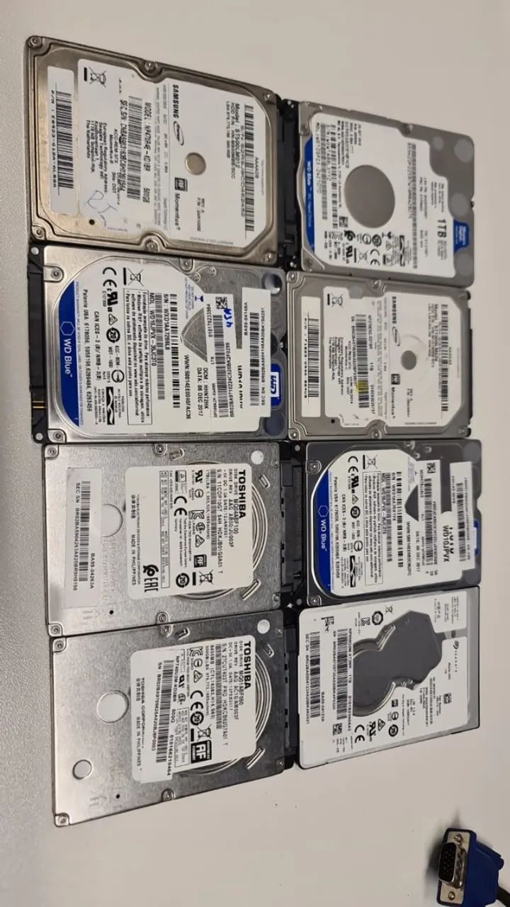  HDS PARA NOTEBOOK ? 500 GB E 1 TB
