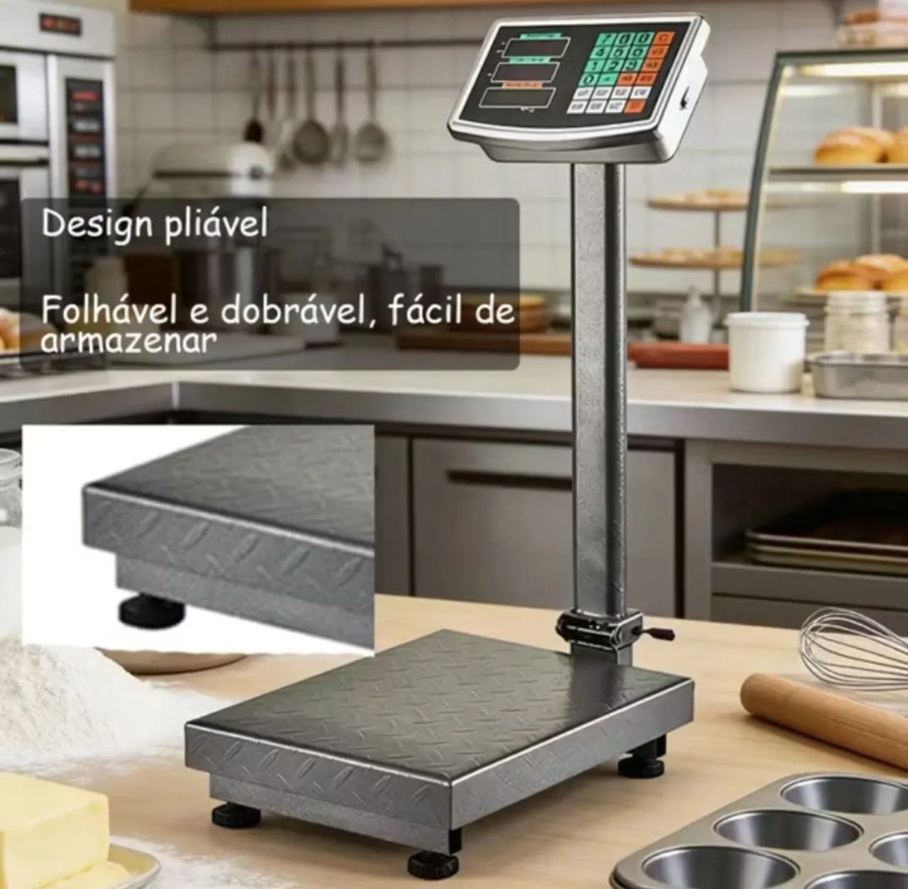 Balança Plataforma 200kg  - Foto 2