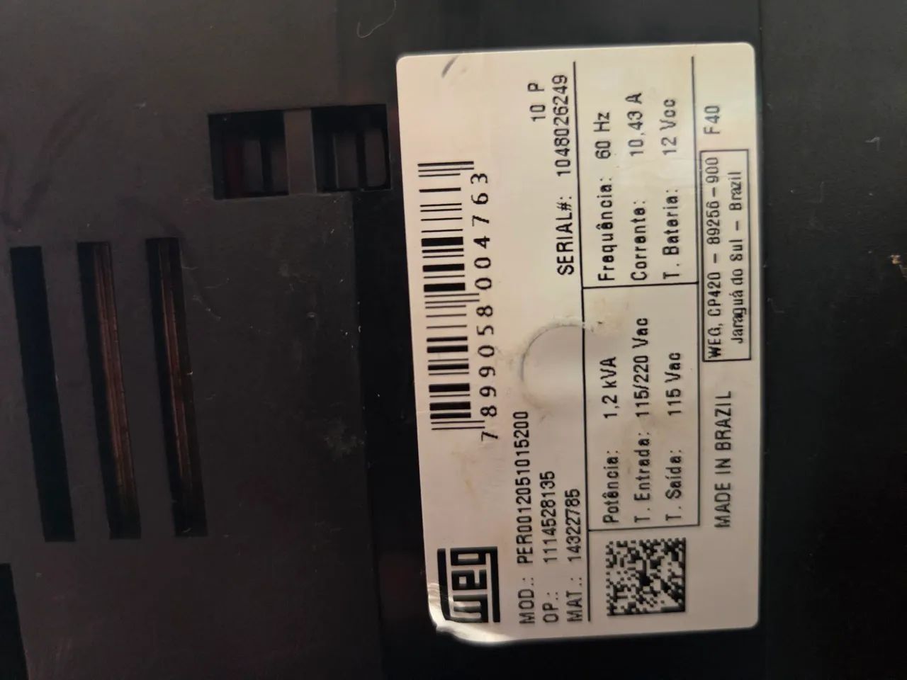Nobreak WEG PERSONAL 1,2KVA - Foto 2