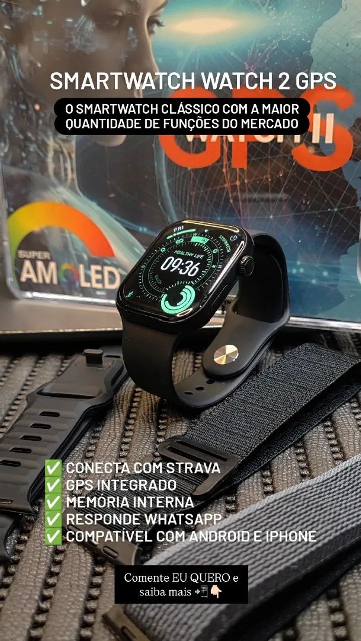 Smartwatch Watch 2 GPS Clássic 