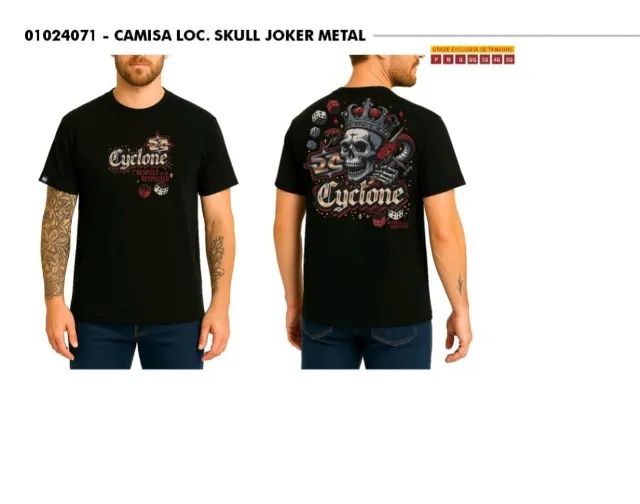 Camisas da Cyclone Exclusivo 