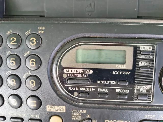 Fax Panasonic com secretaria eletronica KX-FT 37 na Caixa Funcionando - Foto 3