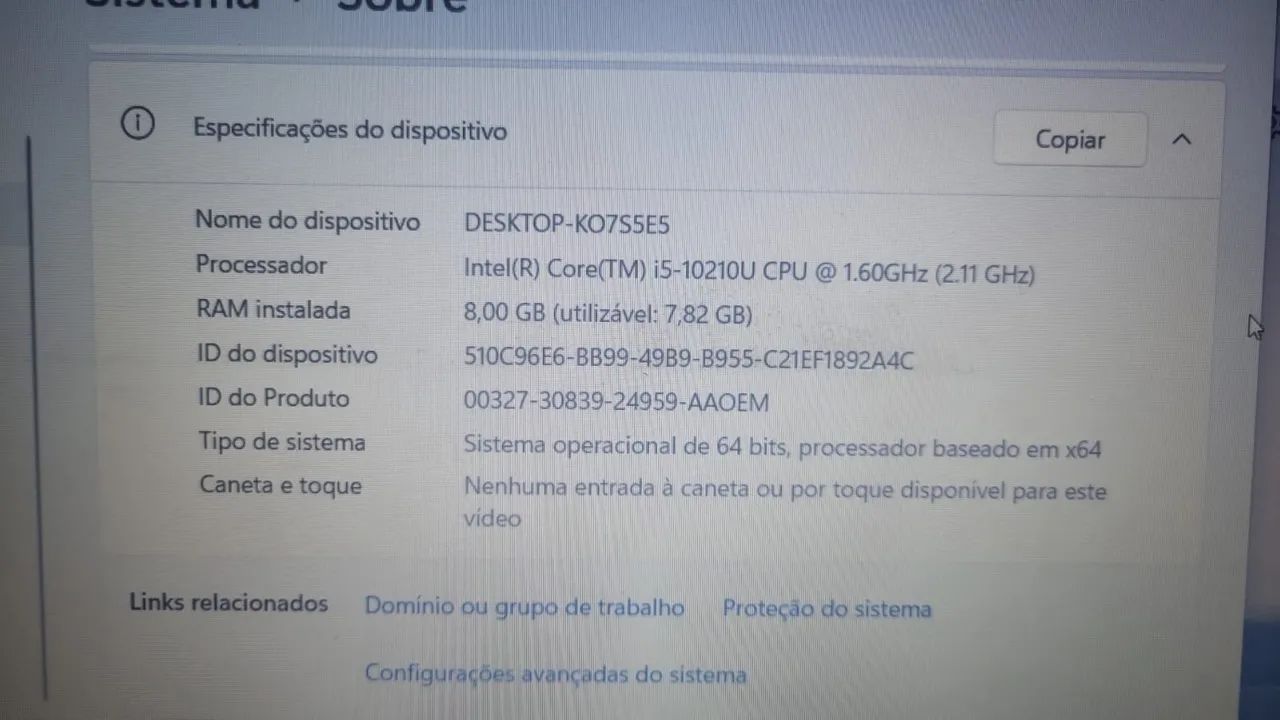 Notebook Samsung Book Core i5 10ª Geração | 8GB RAM | 1TB HD | Windows 11 Original - Foto 4