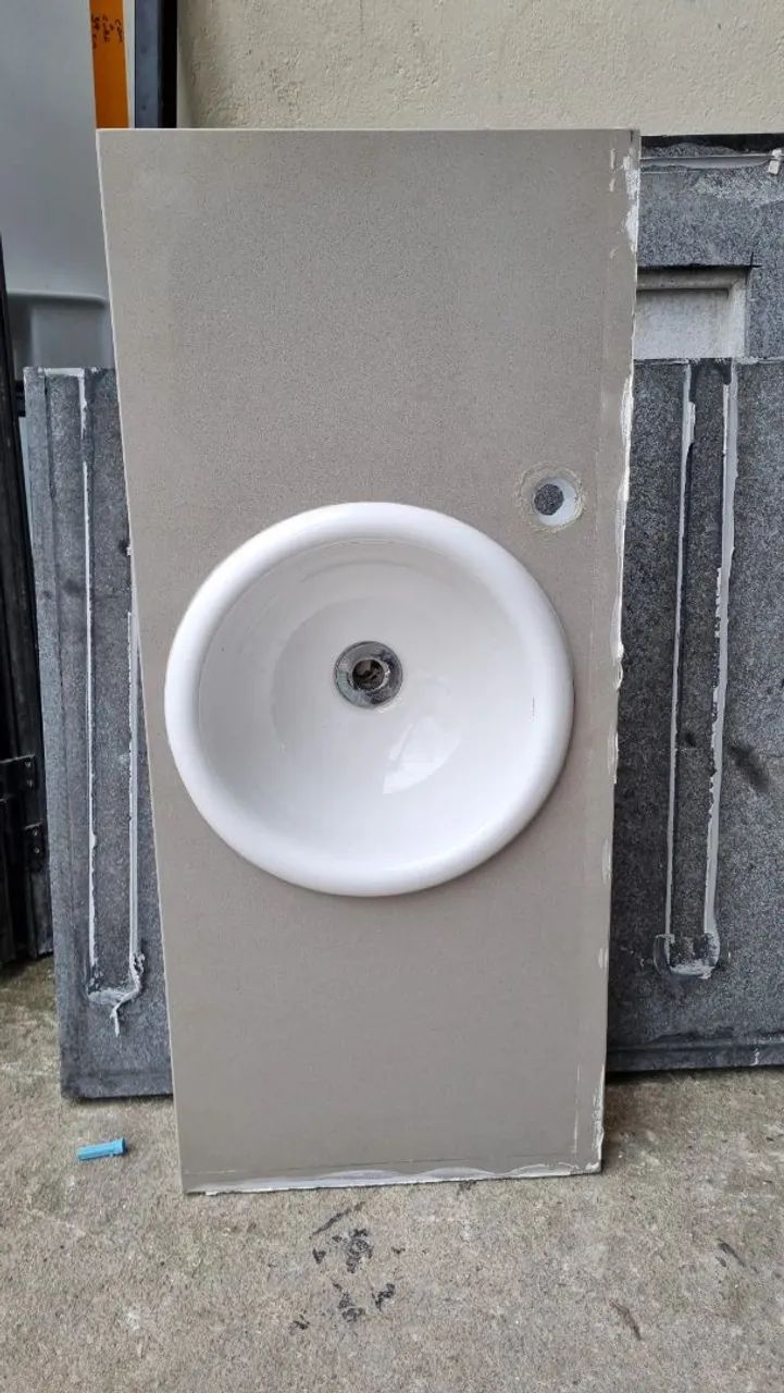 Pia Quartzo Cinza 80x36 - Foto 3