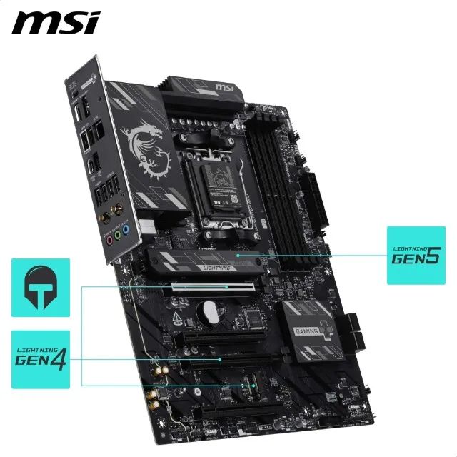 MSI B850 GAMING PRO WIFI6E - Placa-mãe ATX  - Foto 4