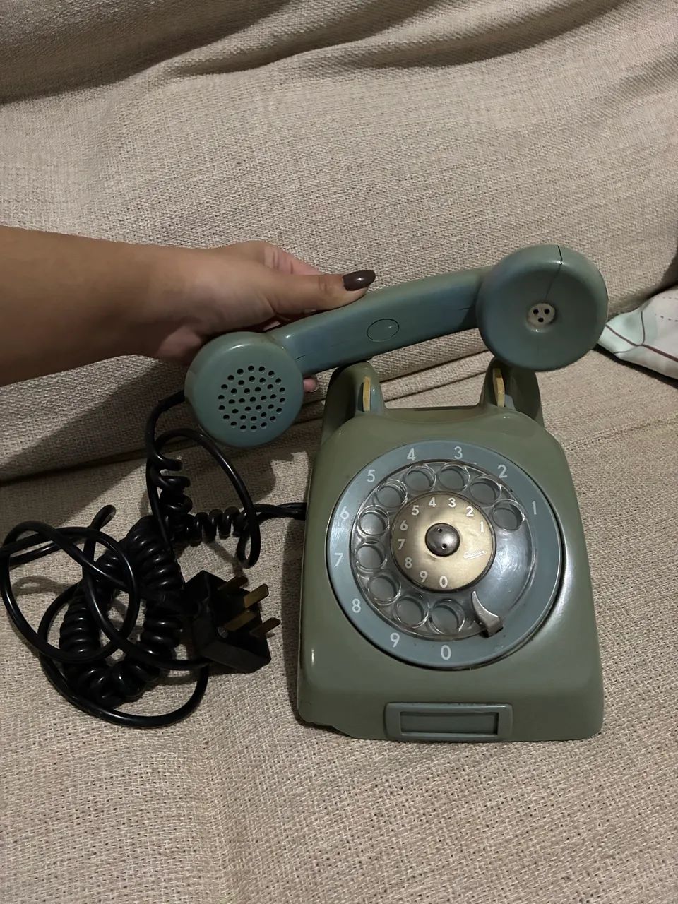 Telefone Antigo de Disco Ericsson Original - Década de 70/80 - Foto 4