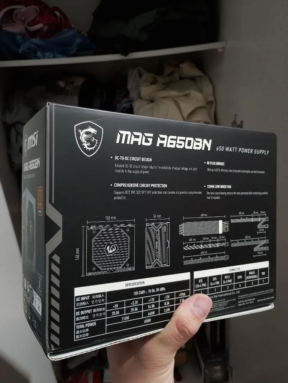 Fonte msi 650w 80PLUS - Foto 2