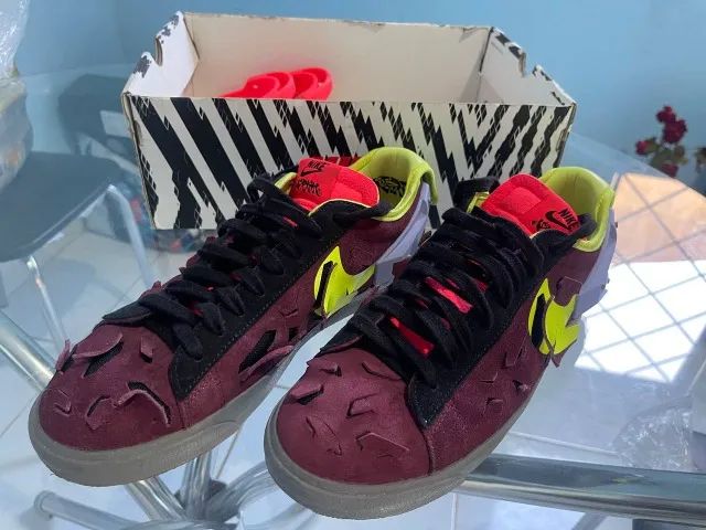Acronym x Nike Blazer Low - Night Maroon
