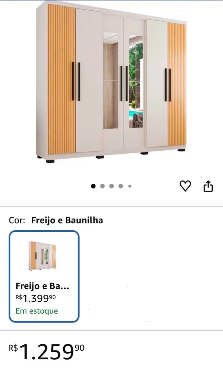 Guarda roupa 6 portas  - Foto 2