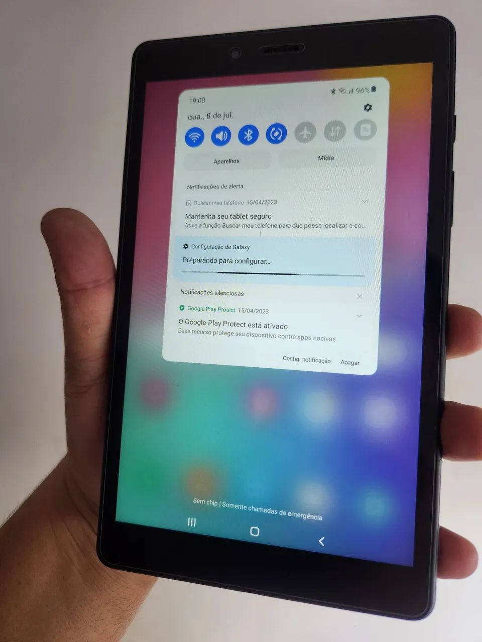 TABLET SAMSUNG TAB A T295 COM ENTRADA PRA CHIP - Foto 6