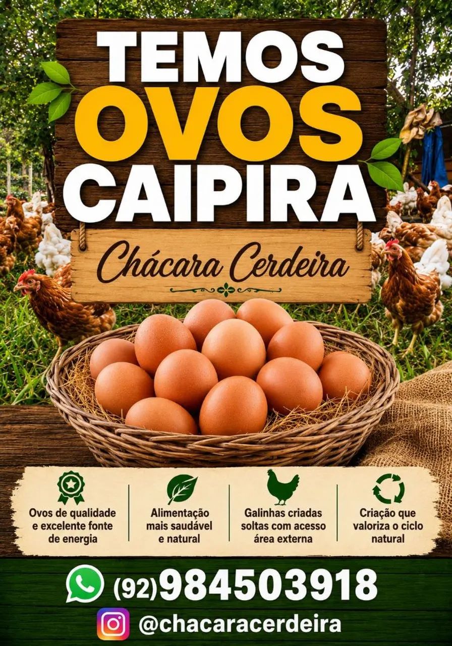 Ovos caipira 