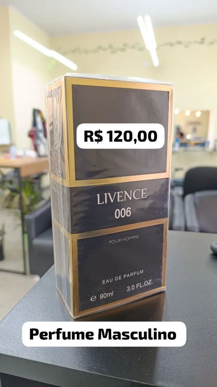 Perfume Masculino LIVENCE ORIGINAL 90ml 