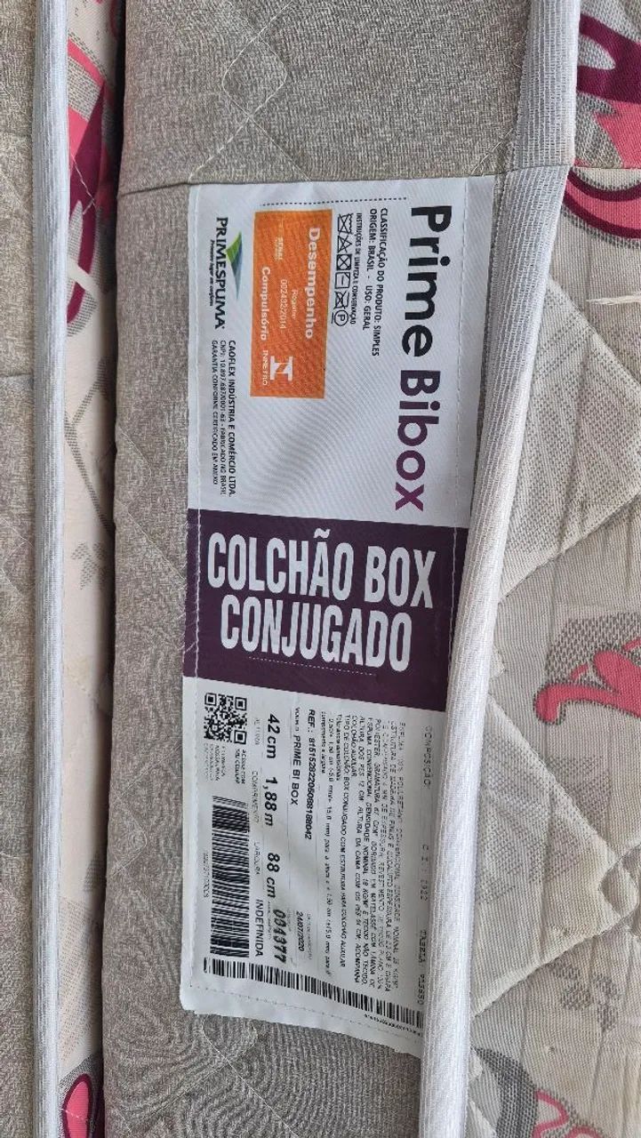 Cama Bibox Solteirão Colchão Box Conjugado  - Foto 4