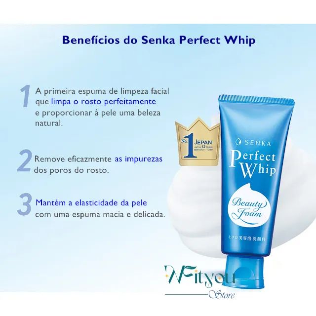 SENKA - Perfect Whip Cleansing Foam 120g - Foto 3