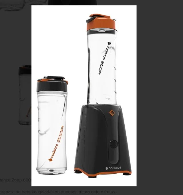 Processador Blender Cadence Zoop 600W - Foto 2