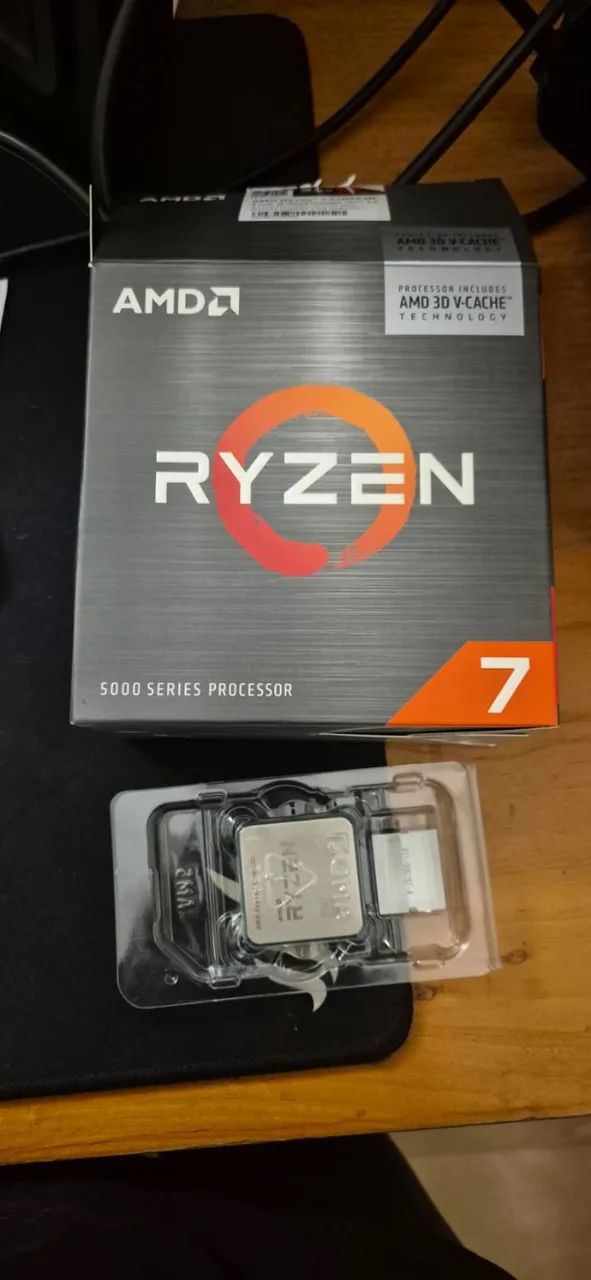 AMD Ryzen 7 5700X3D (8C/16T, 96MB 3D V-Cache) - Impecável  - Foto 3