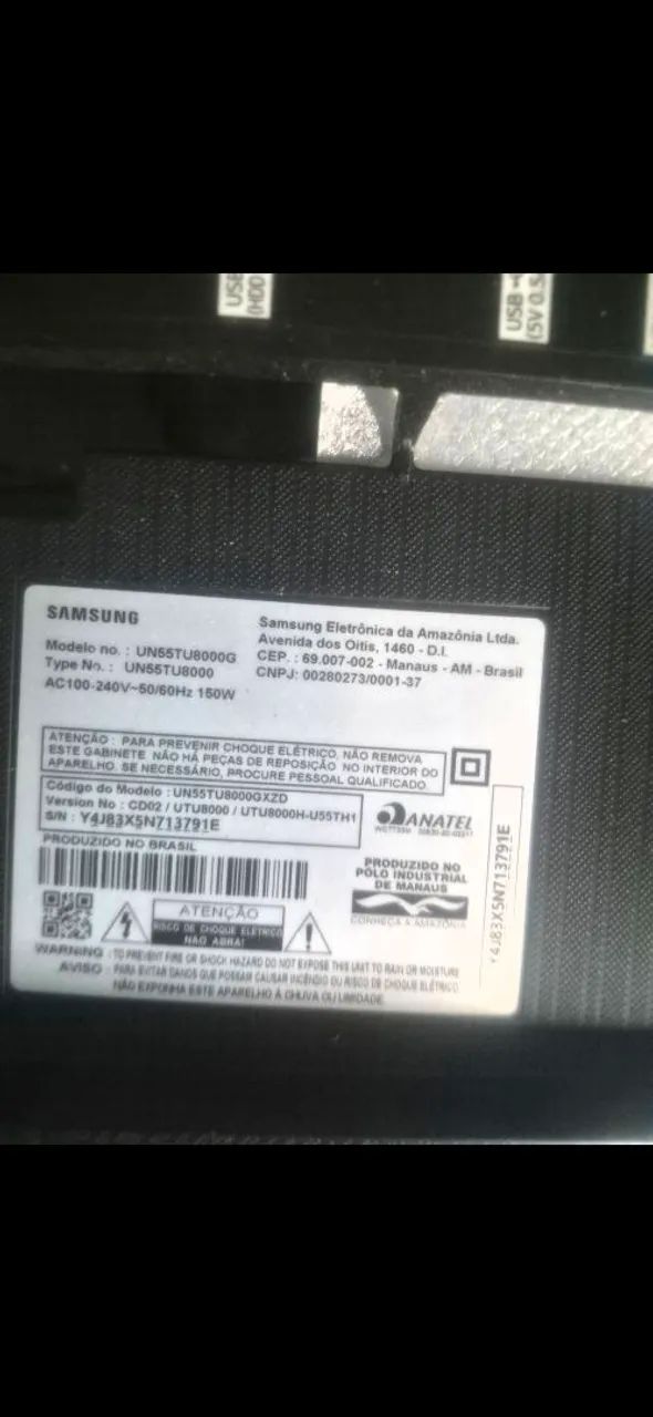 Placa da Fonte Samsung UN55TU8000 - Original - Foto 2