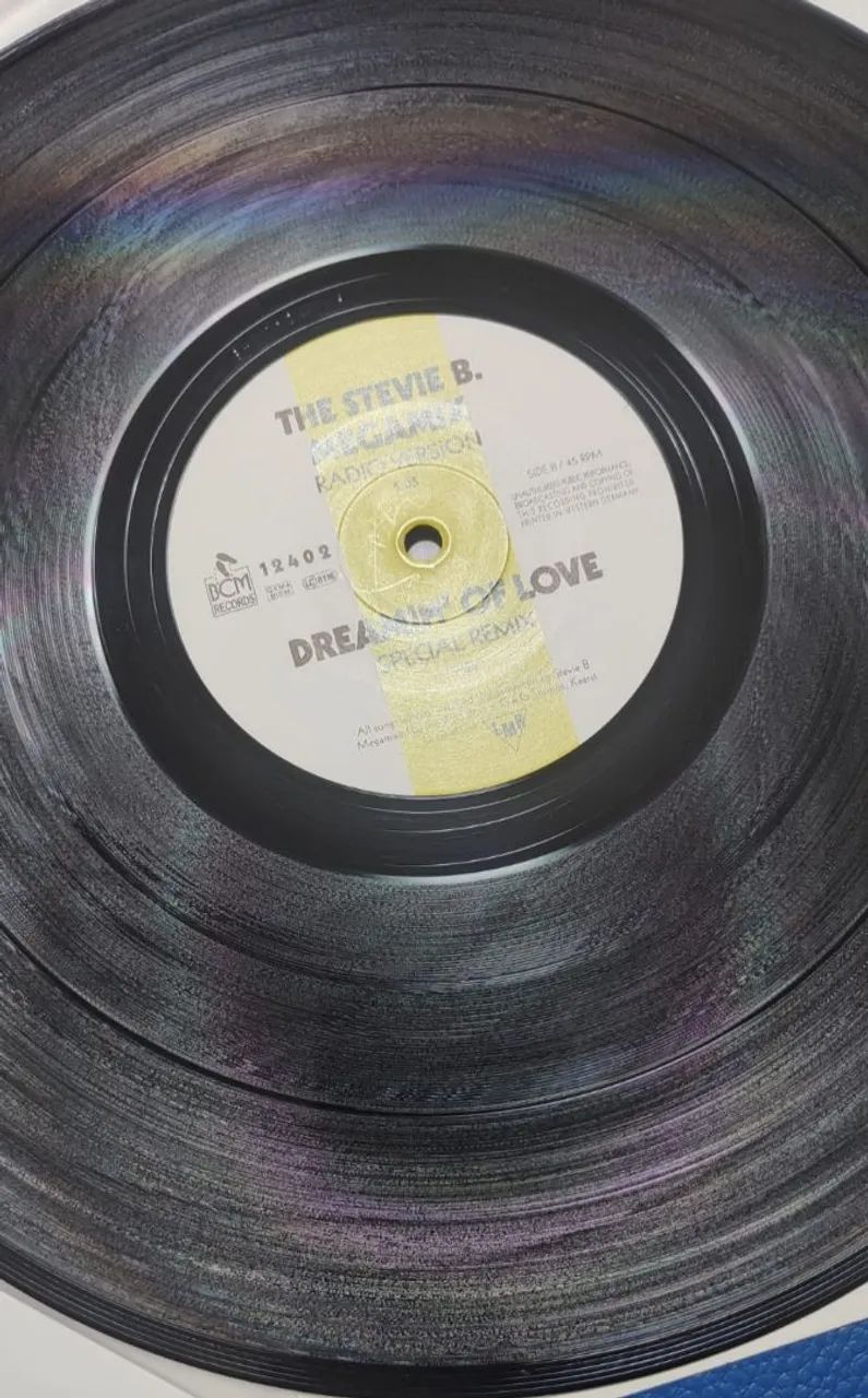 LP The Stivie B. Megamix ( Importado da Germany - 45 Rpm ) VG +++