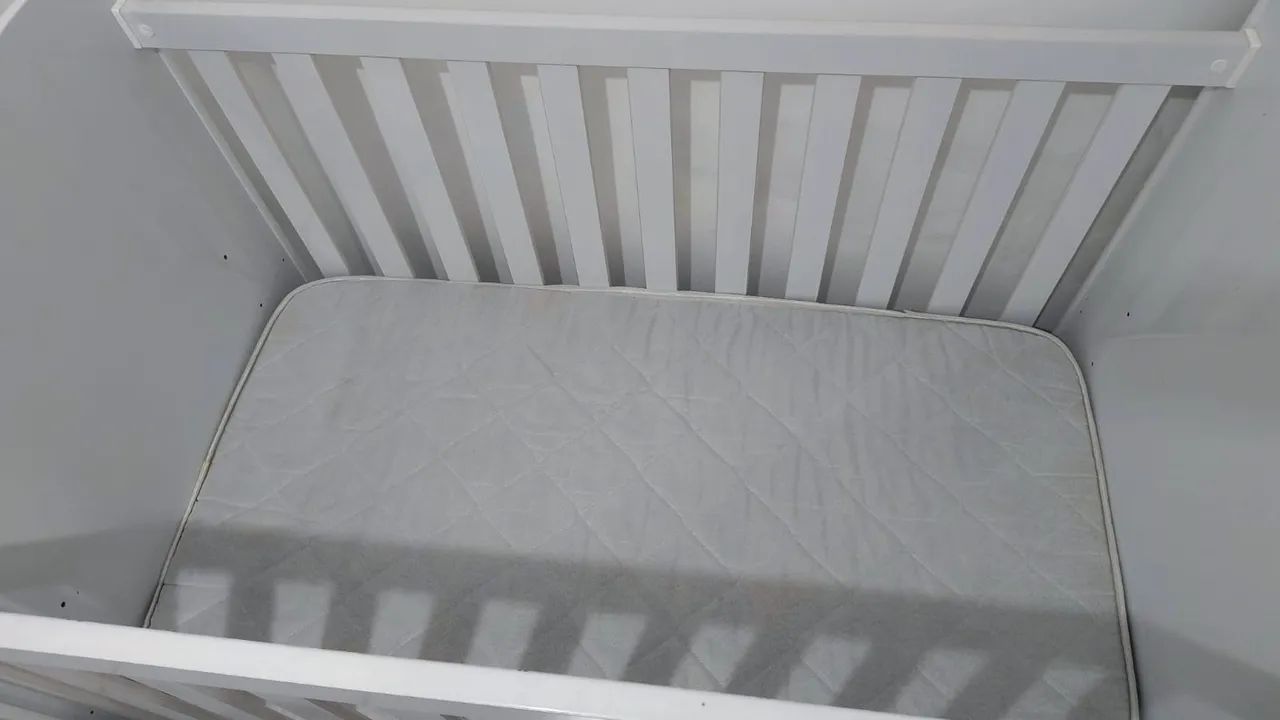 Berço Americano 3 em 1 (Berço, Mini Cama e Mini Sofá) + Colchão Incluso - Foto 2