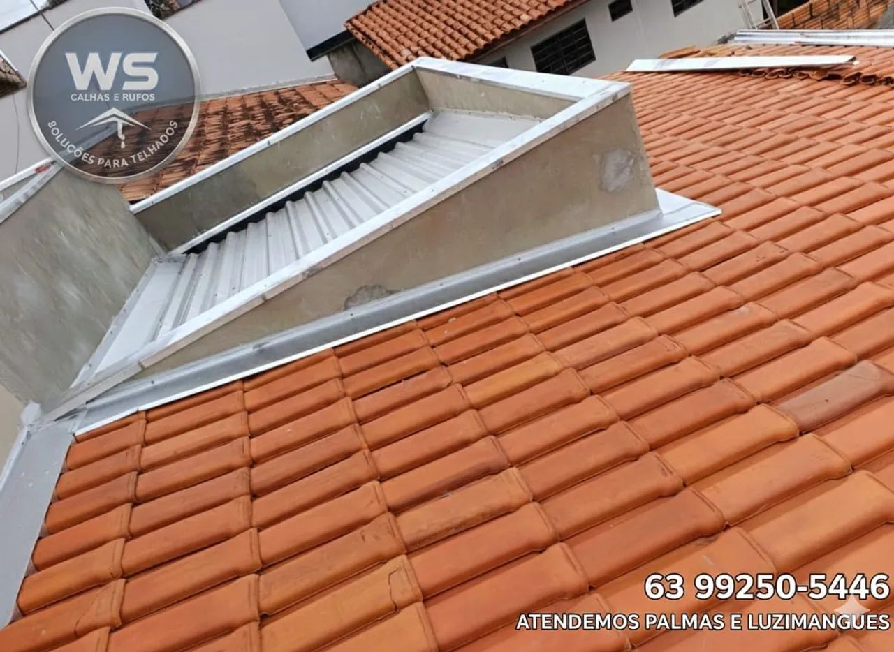 Manutenção em telhado,calhas rufos e pingadeiras 