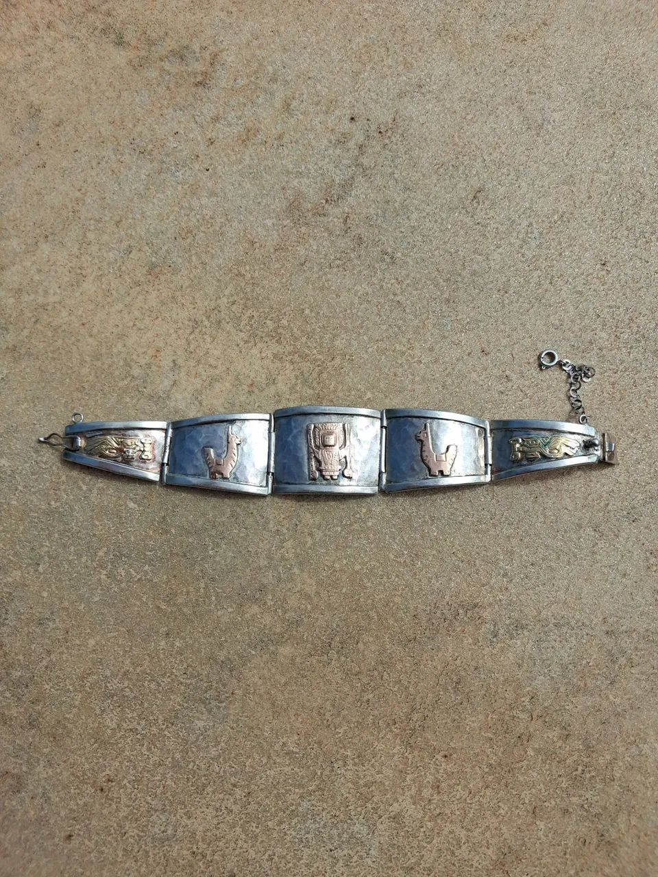 PULSEIRA PRATA PERUANA OURO