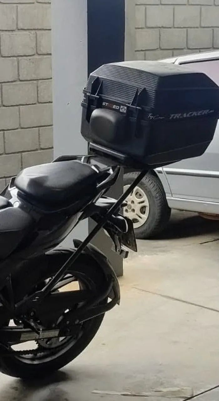 Suporte para baú Dafra  apache 200 - Foto 5