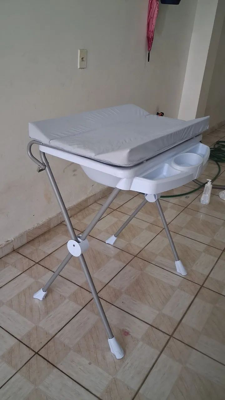 Banheira com trocador 