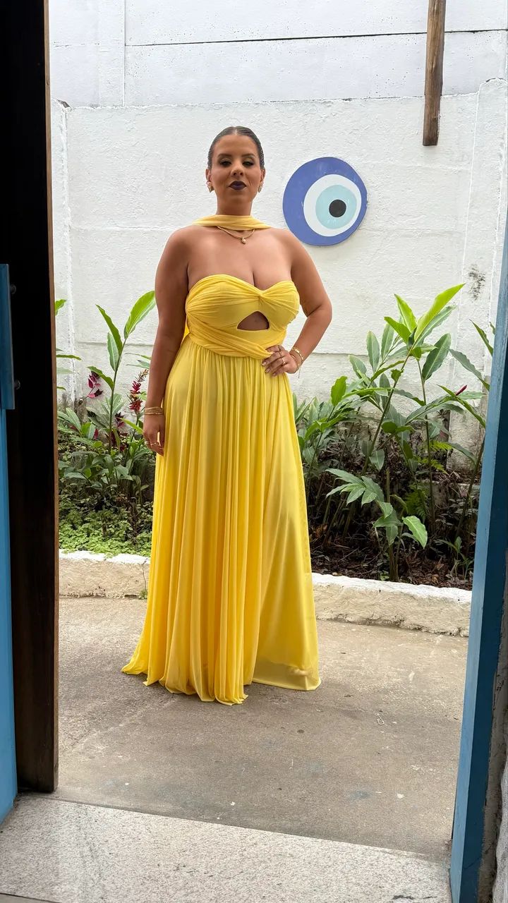 VESTIDO DE FESTA NOVO LINDÍSSIMO