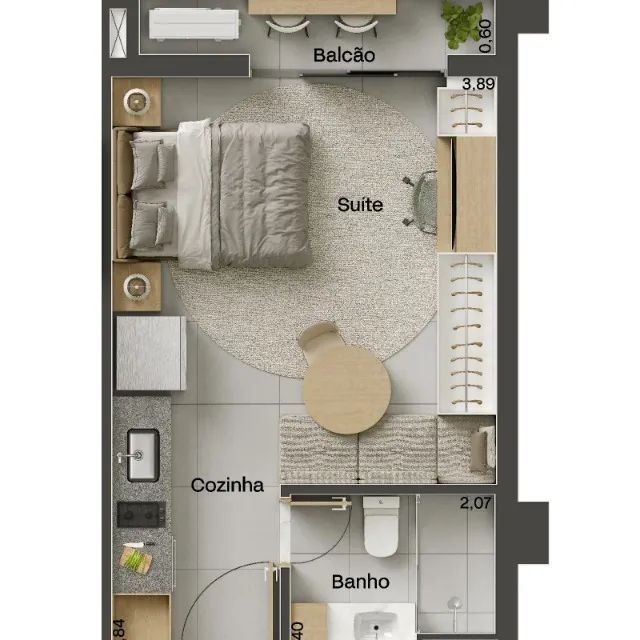 HYPE VACA BRAVA - STUDIO 29 m² | CESSÃO DE DIREITOS - Foto 4