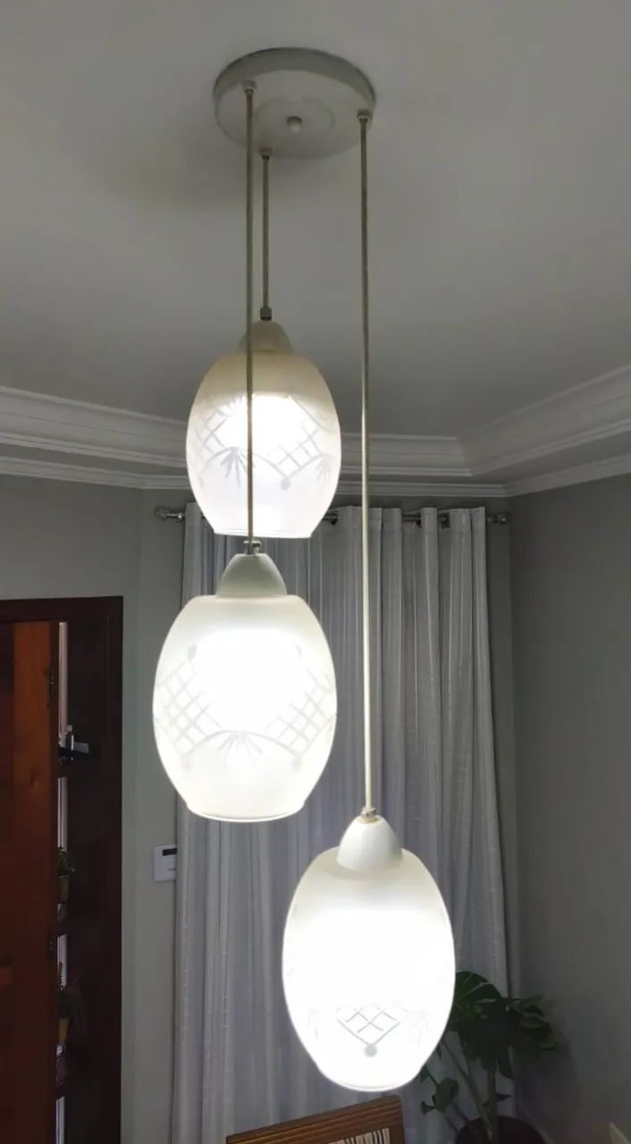 Lustre pendente triplo  - Foto 2