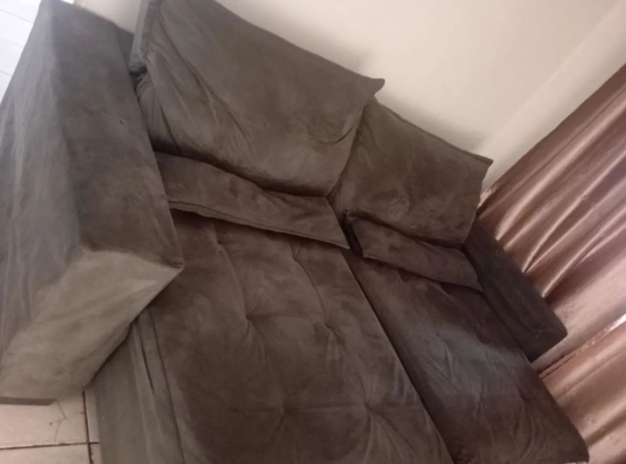 Vendo sofa retrátil e reclinável 2,50m - Foto 3