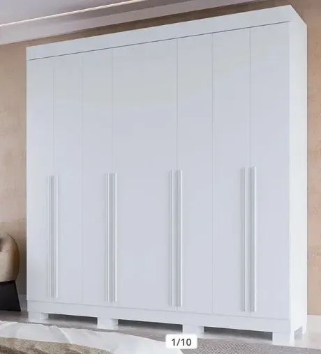 Guarda Roupa 8 Portas 100% MDF Stella - Foto 2