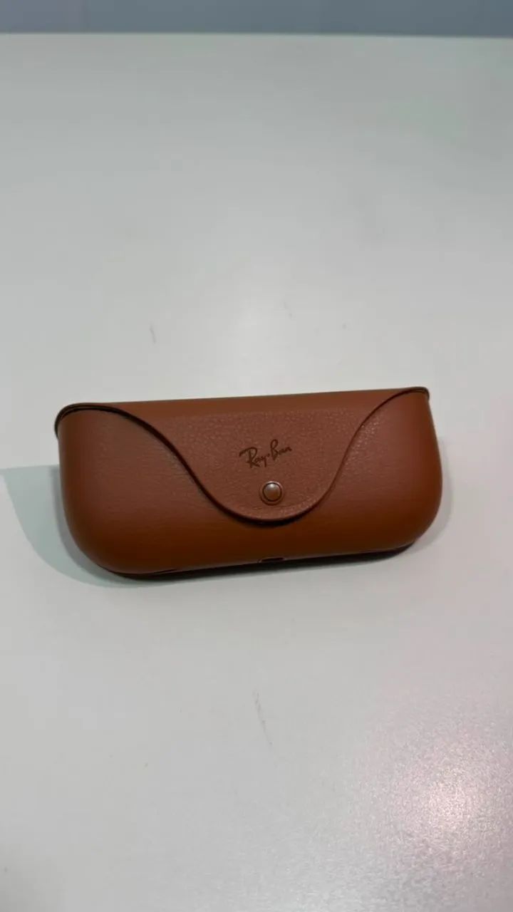 Óculos Ray Ban Meta Wayfarer Gradient Graphite Polar - Foto 4