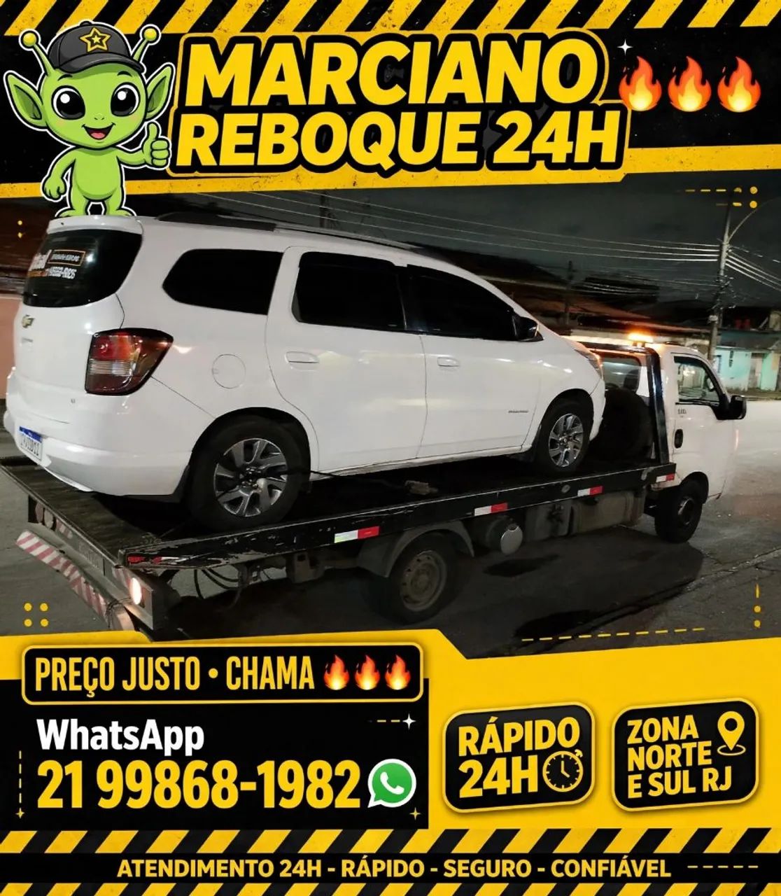 Reboque 24 horas preço justo chama ? *