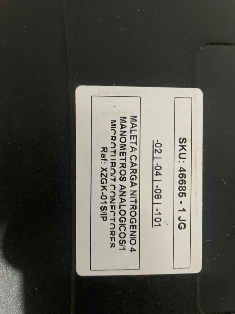 Vendo maleta de recarga de nitrogênio 